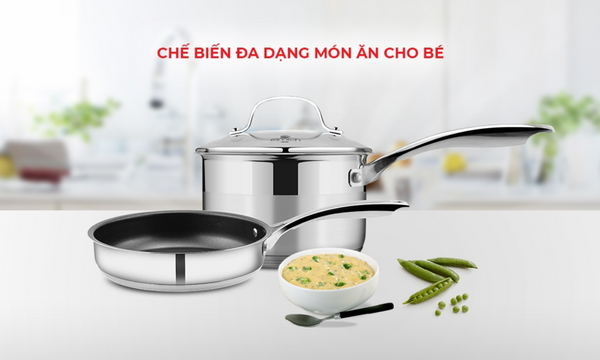 Bộ nồi Inox Baby Elmich 16cm EL-3795