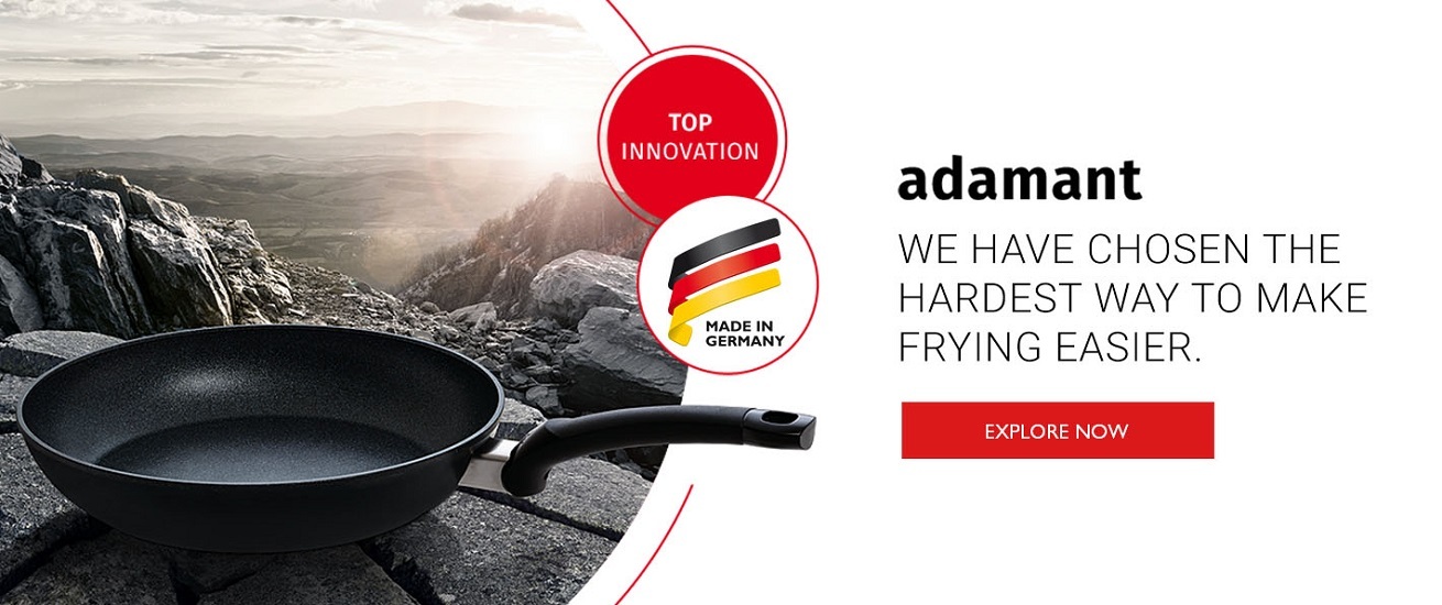 Chảo nhôm chống dính Fissler Adamant Comfort 24 cm - Vật liệu nhôm cao cấp, đạt được hiểu quả truyền nhiệt tối đa