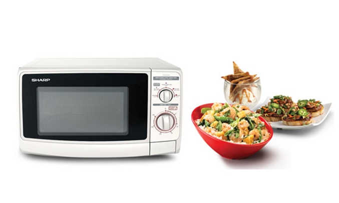 Lò vi sóng Sharp 22 lít R-21A1(S)VN phù hợp cho gia đình 3 - 4 người