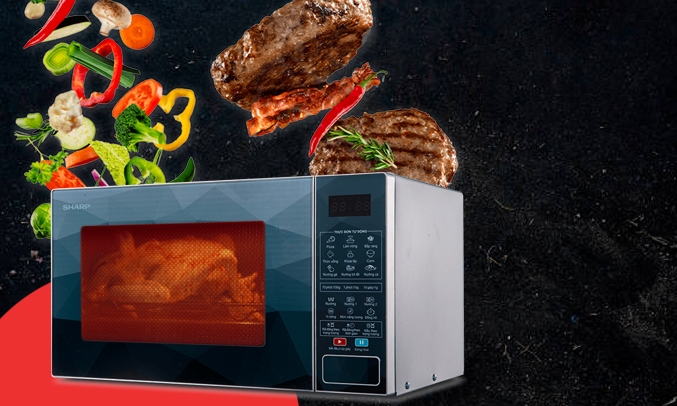 Lò vi sóng Sharp 23 lít R-G378VN-CS