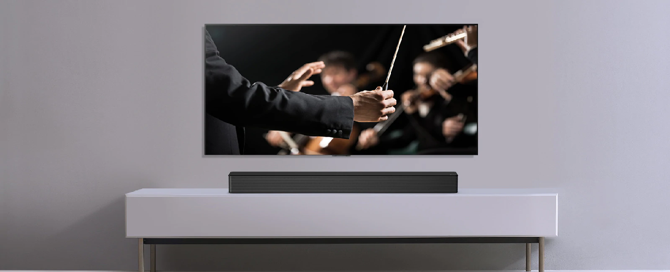 Loa soundbar LG SNH5.DVNMLLK - Thiết kế sang trọng, hiện đại, mang lại sự cho không gian 