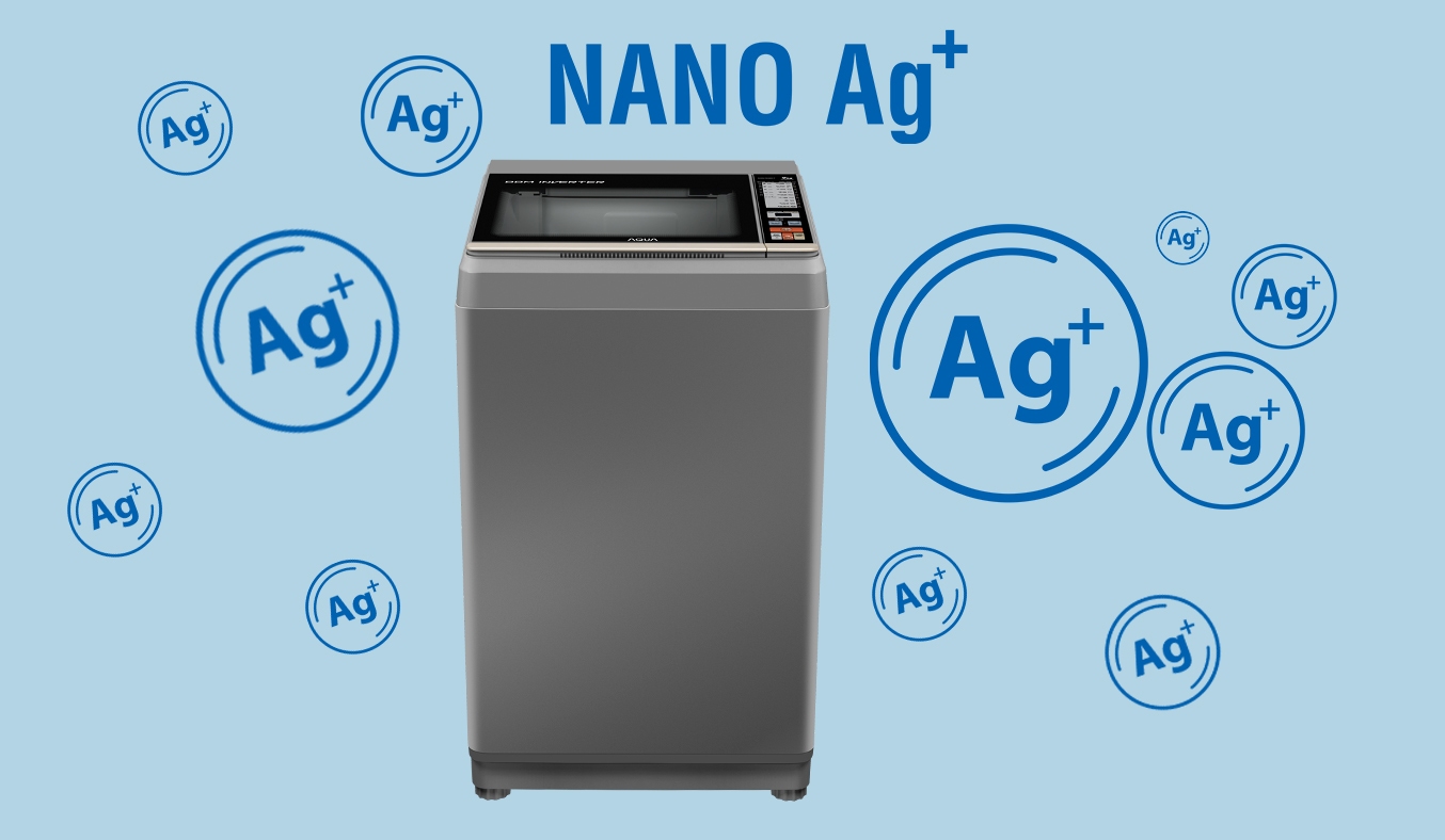 Máy giặt Aqua Inverter 9 kg AQW-DK90CT.S