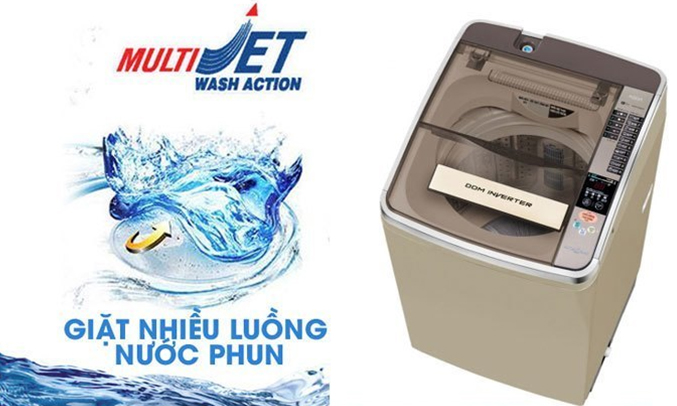 máy giặt Aqua AQW-D900AT (N) làm sạch nhanh