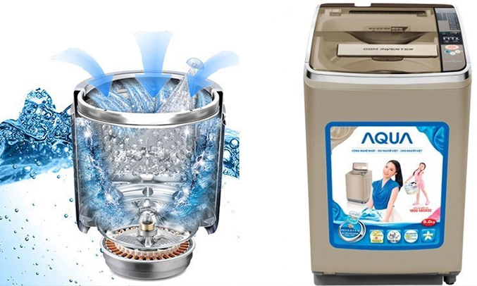 máy giặt Aqua AQW-D900AT (N) tiết kiệm