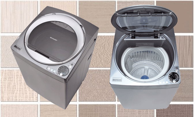 Máy giặt Sharp ES-U102HV-S hiện đại sang trọng
