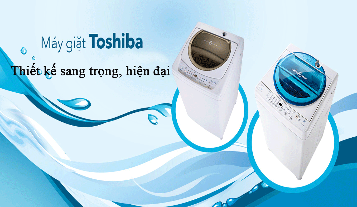 Máy giặt Toshiba 9 kg AW-H1000GV thiết kế hiện đại, thanh lịch