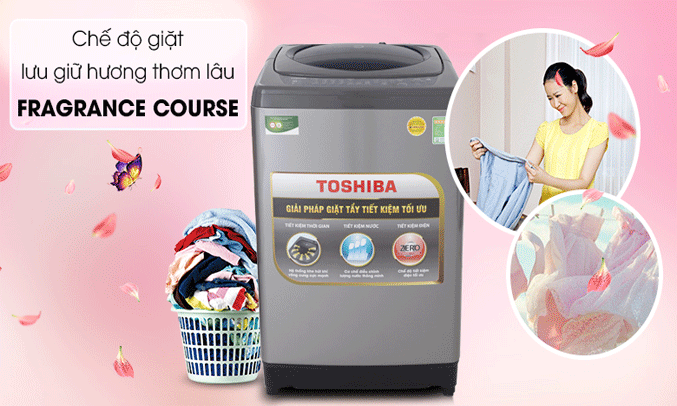 Máy giặt Toshiba 9 kg AW-H1000GV chức năng lưu trưc hương thơm