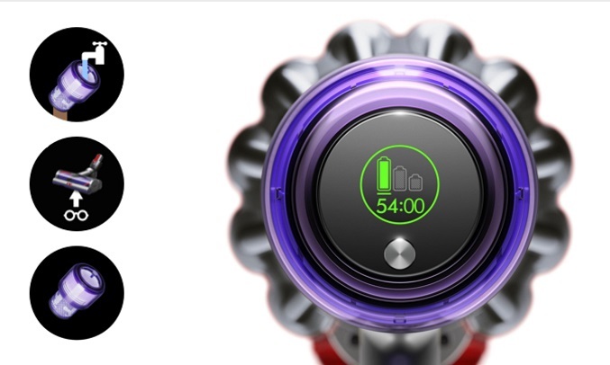 Máy hút bụi không dây Dyson SV15 V11 Absolute+ - Màn hình LCD