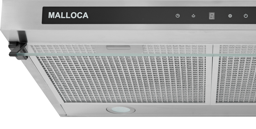 Máy hút mùi Malloca H342.7TC - Bảng điều khiển cảm ứng