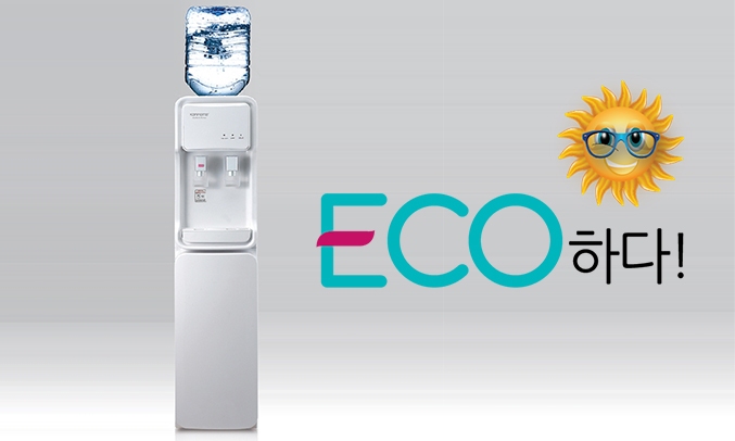 Máy nước nóng lạnh Korihome WDK-855 màu trắng chế độ ECO thông minh