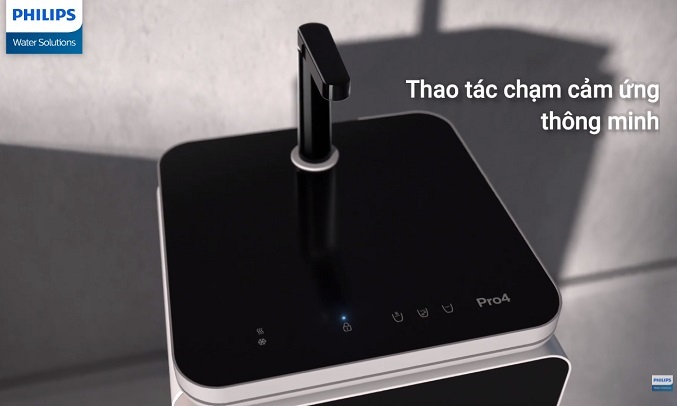 Máy lọc nước RO Philips 6 lõi ADD8980 - Bảng điều khiển cảm ứng hiện đại