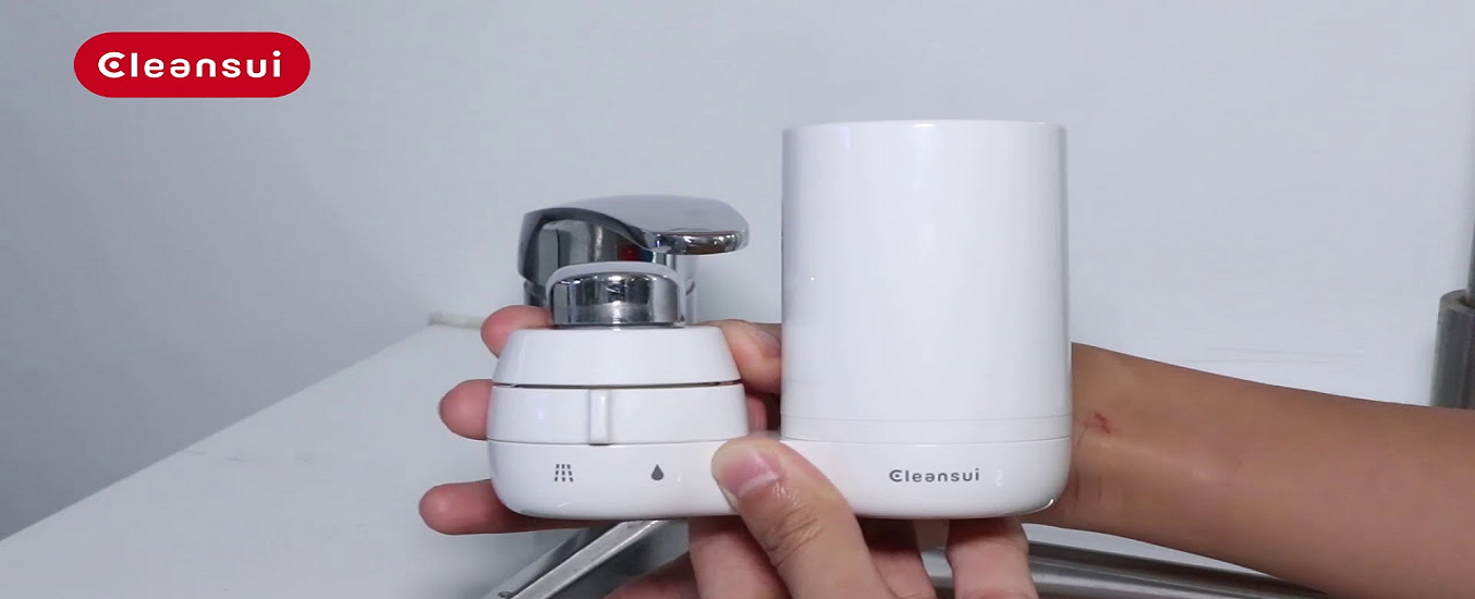 Thiết bị lọc nước tại vòi Cleansui EF401 - Thiết kế nhỏ gọn, tiện lợi, mang lại nguồn nước sạch cho gia đình bạn