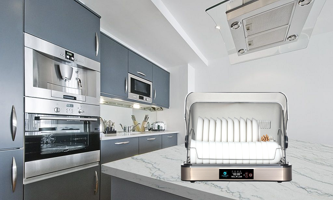 Máy sấy chén Hawonkoo DDH-202 - Khay đựng chén tháo lắp dễ dàng