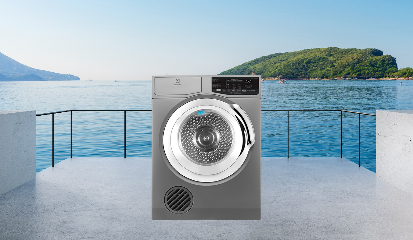 Máy sấy quần áo Electrolux 8 kg EDS805KQSA Công nghệ sấy thông hơi