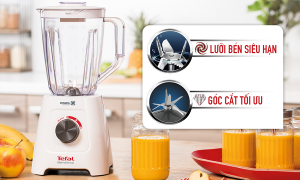 Máy xay sinh tố Tefal BL42Q166 - 6 lưỡi dao Powerlix xay nhuyễn nhanh chóng