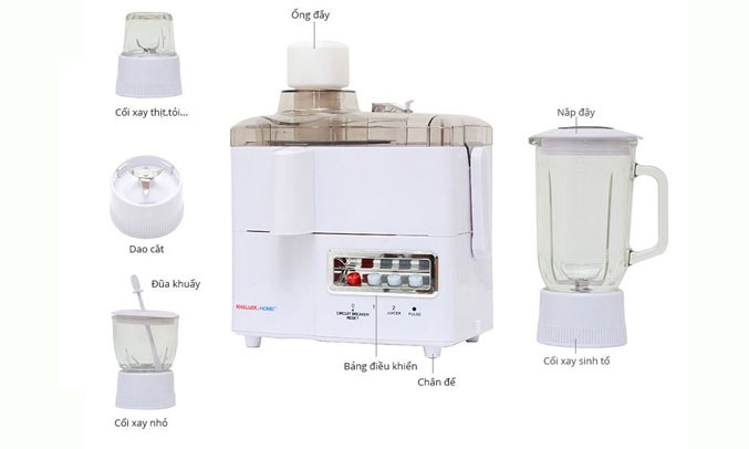 Máy xay đa năng Khaluck.Home KL360 vận hành mạnh mẽ