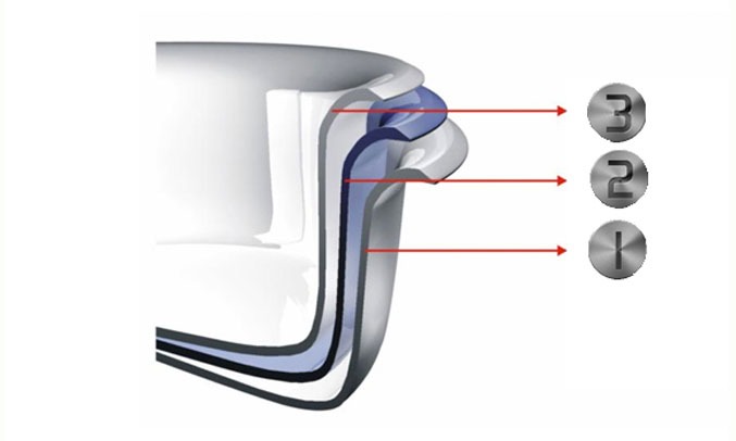 Nồi áp suất Poong Nyun VBVPC-08 đáy 3 lớp