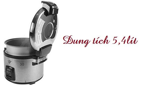 Nồi cơm điện Cuckoo CR-3021 có dung tích lớn hơn