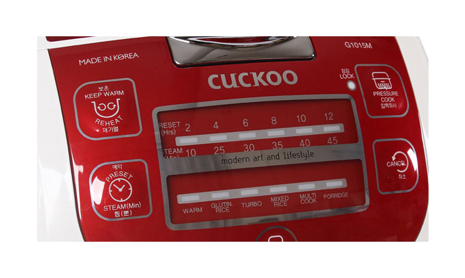 Nồi cơm điện Cuckoo CRP-G1015M-R 1.8L màn hình LED