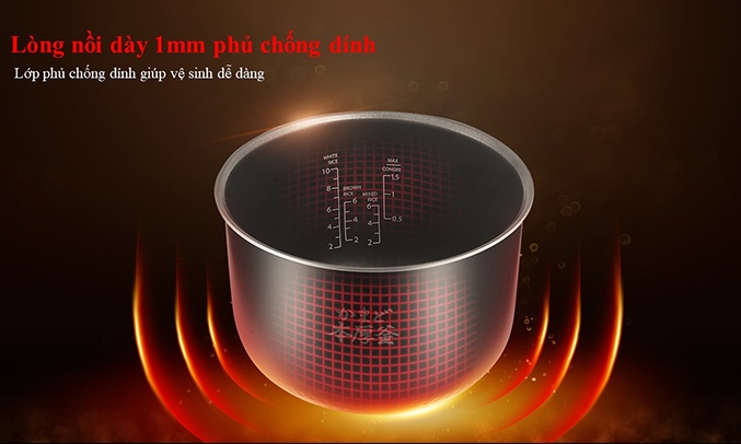 Nồi cơm điện Toshiba 1 lít RC-10JE2VN(O)