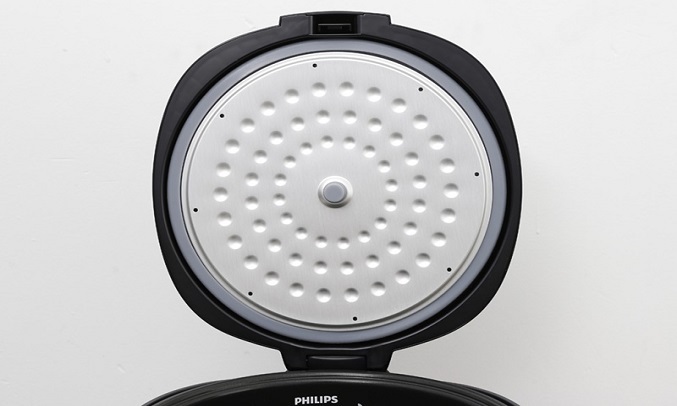 Nồi cơm điện Philips 2 lít HD3132/66 - Nắp nồi dạng tổ ong