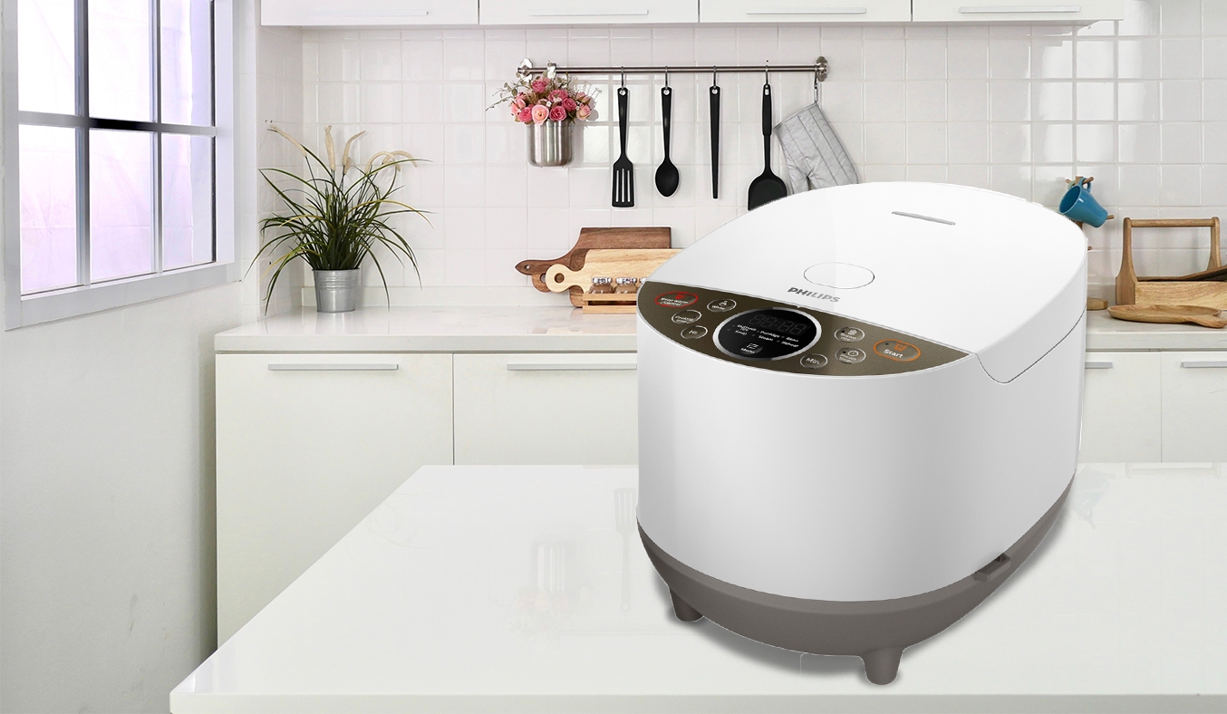 Nồi cơm điện Philips 1.8 Lít HD4515/68