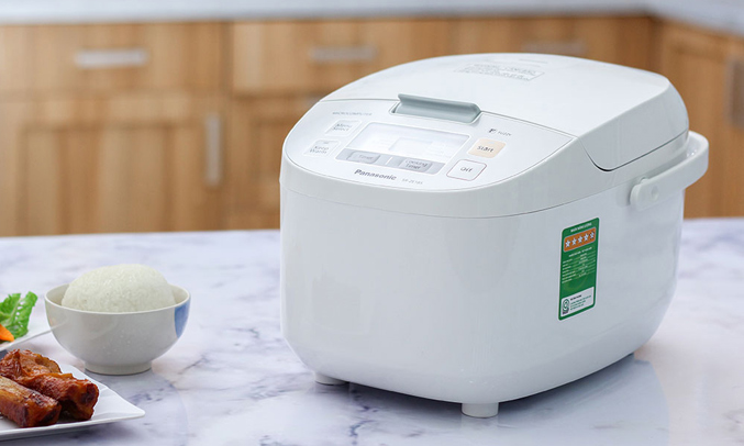 Nồi cơm điện Panasonic SR-ZE185WRAM tiện dụng