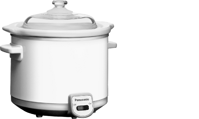 Nồi nấu chậm Panasonic NF-N15SRA - Nhiệt độ toả đều nhờ mâm nhiệt xung quanh nồi