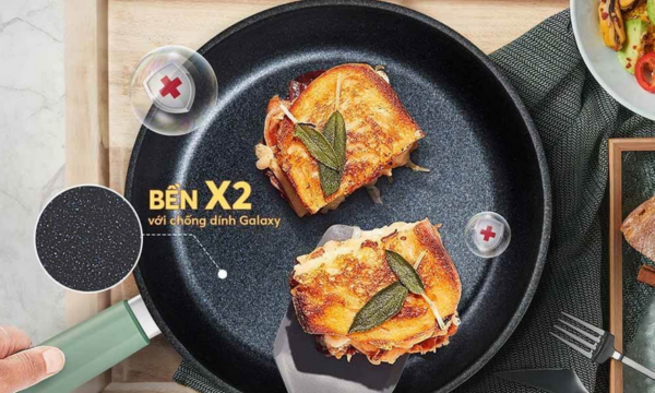 Chảo chống dính Elmich Hera II EL-5941GY - bắt từ nhanh