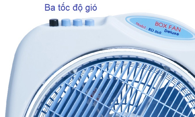 Quạt bàn đảo Senko BD860 môn ba tốc độ gió