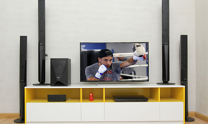 Dàn âm thanh Sony BDV-E6100 giao diện đa phương tiện