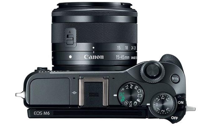 Máy ảnh Canon EOS M6 KIT 15-45MM (Đen) ảnh chất lượng cao