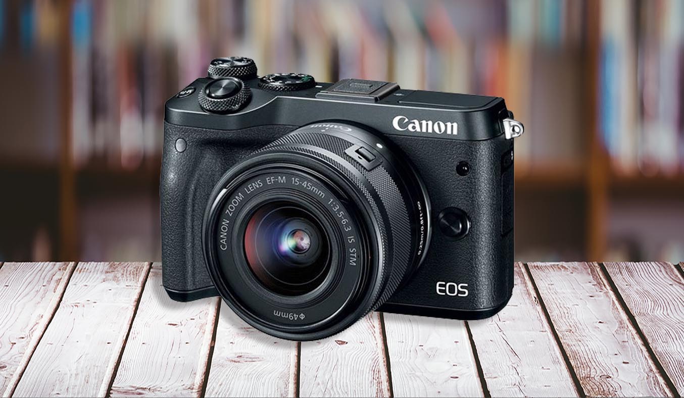 Máy ảnh Canon EOS M6 KIT 15-45MM (Đen) sang trọng