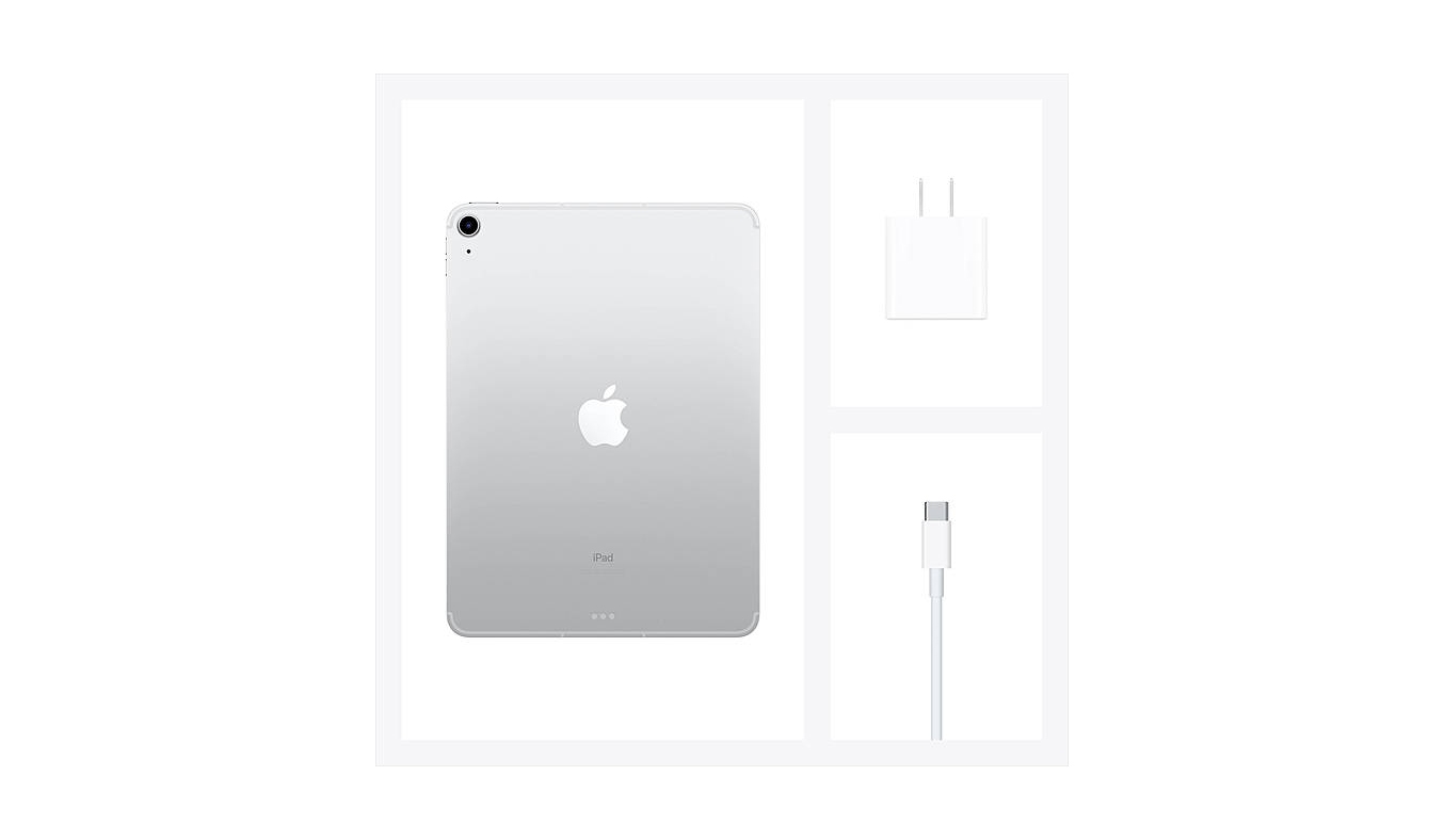 Máy tính bảng iPad Air 10.9 inch Wifi 256GB MYFW2ZA/A Bạc 2020 - Loa ngoài Stereo