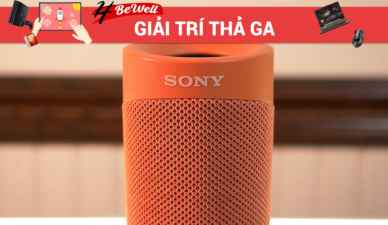 Loa Bluetooth Sony SRS-XB23 Đỏ