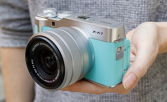 Máy ảnh Fujifilm X-A7/XC1545 Xanh bạc hà - Ống kính Fujifilm
