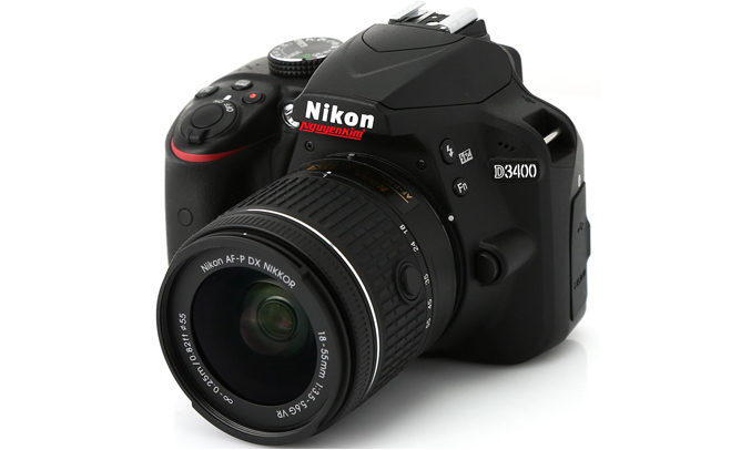 Máy ảnh Nikon D3400 ống kính SG 18-55mm dễ sử dụng