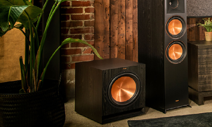 Loa Klipsch Sub-100 Đen - Củ loa kích thước 250mm