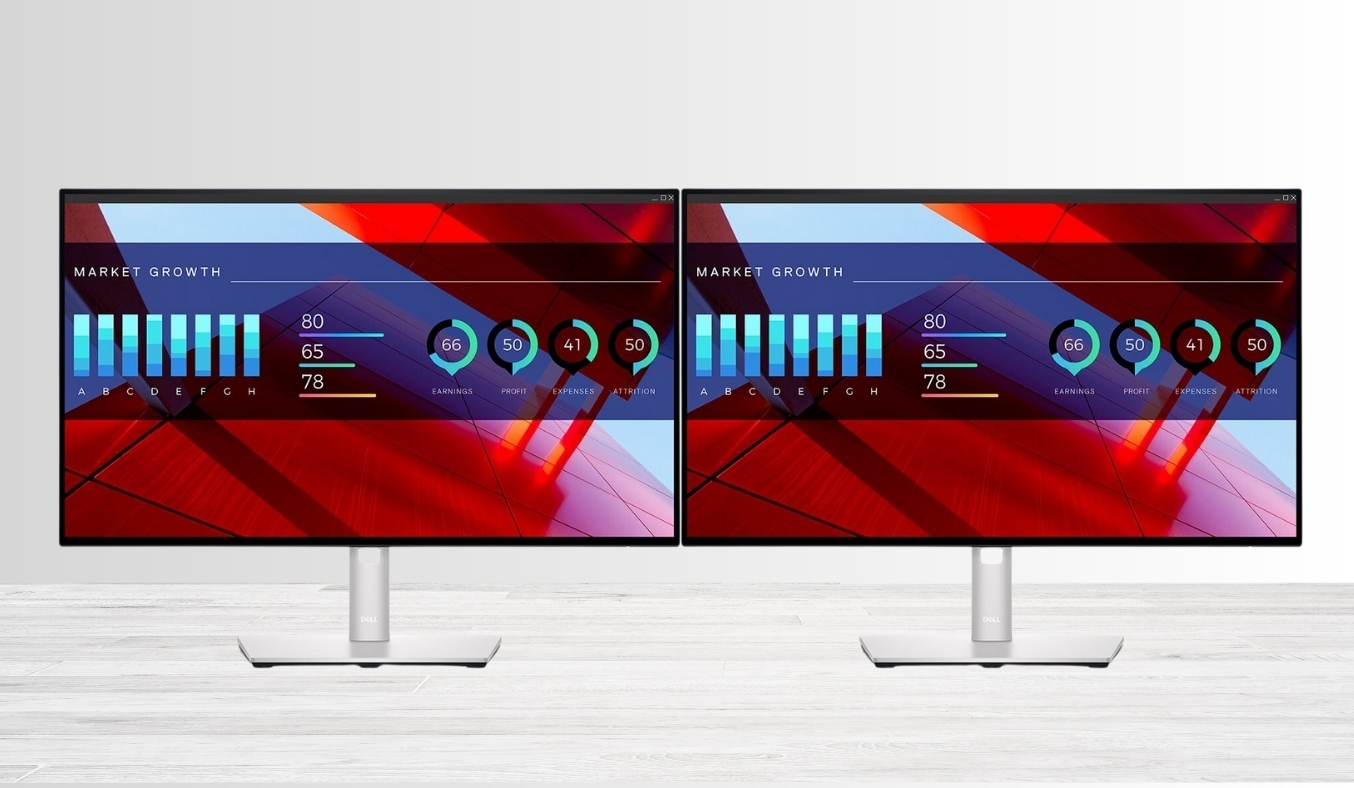 Màn hình Dell UltraSharp 23.8 inch U2422H - Viền cạnh siêu mỏng