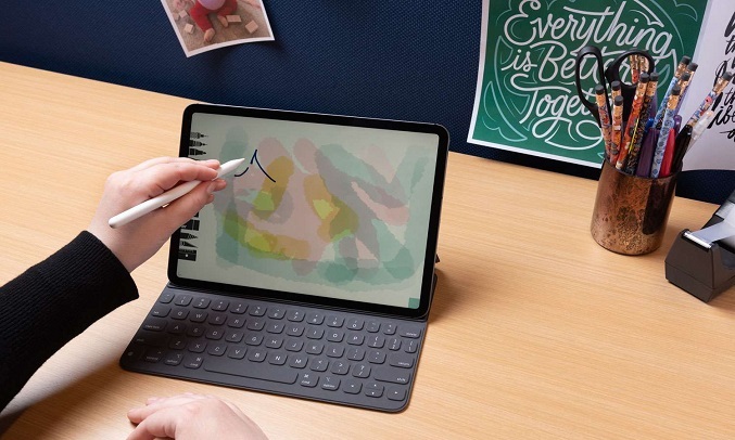 Máy tính bảng iPad Pro 11 inch WiFi 128GB Bạc (2020) - Tương thích với các phụ kiện Apple