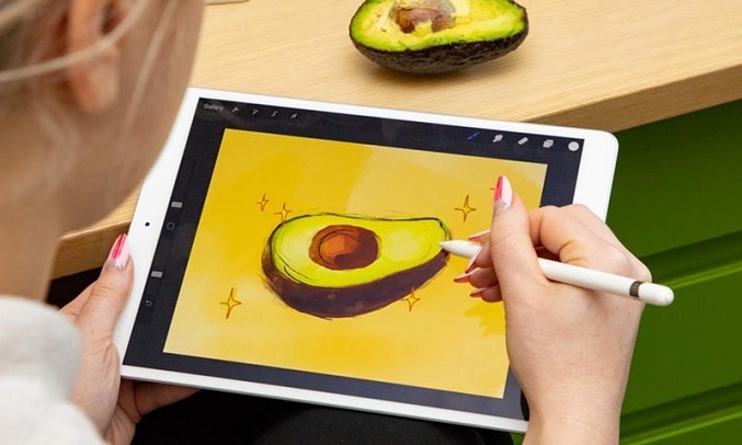 Máy tính bảng iPad Air 10.5 inch Wifi 256GB MUUT2ZA/A Vàng (2019) - Apple Pencil