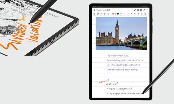 Máy tính bảng Samsung Galaxy Tab S9 - Ghi chú, phác họa ý tưởng