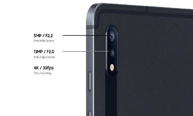 Máy tính bảng Samsung Galaxy Tab S7 Đen - Camera chụp ảnh chất lượng cao