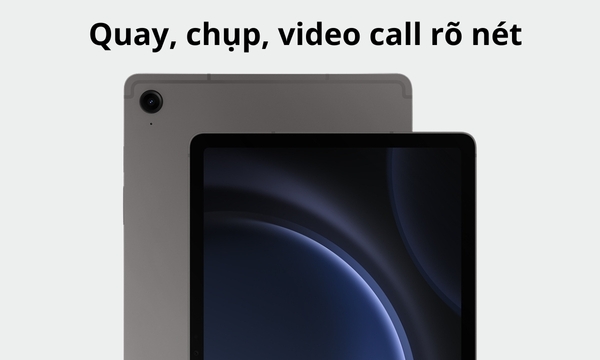 Máy tính bảng Samsung Galaxy Tab S9 FE Wifi - Chụp ảnh và video call rõ nét