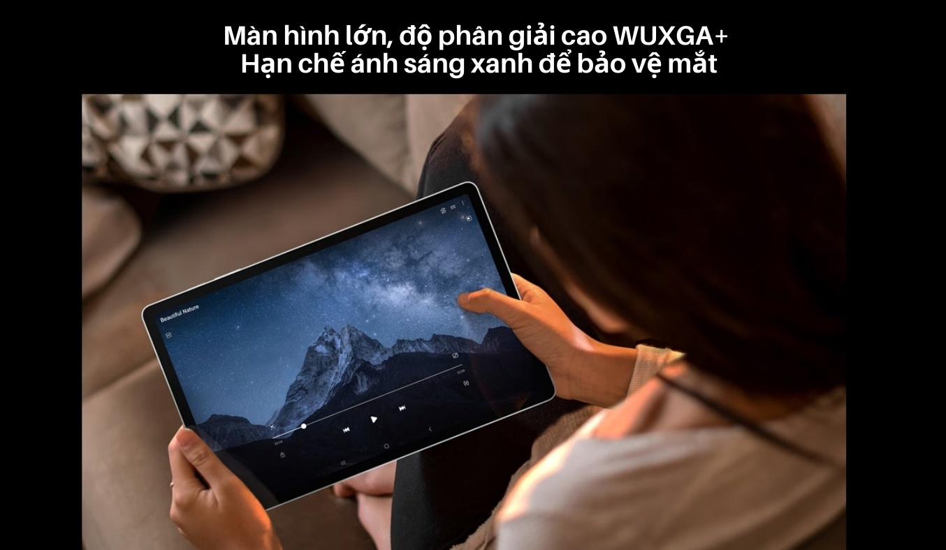 Máy tính bảng Samsung Galaxy Tab S9 FE Wifi - Màn hình lớn rộng rãi