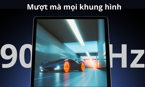 Máy tính bảng Samsung Galaxy Tab S9 FE Wifi - Tần số quét 90Hz