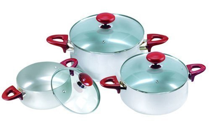 Bộ nồi Anod Sunhouse SH6633-18QT thu nhiệt tốt, tỏa nhiệt đều