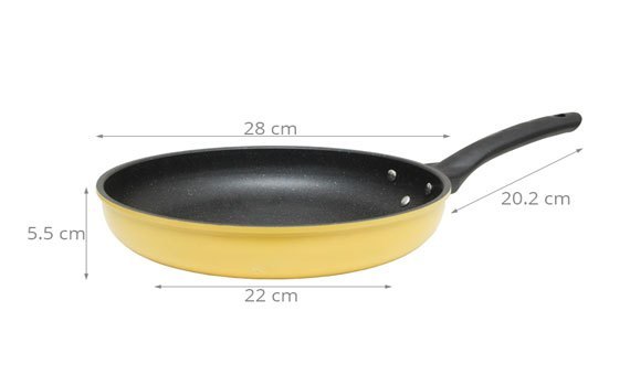 Chảo chống d&iacute;nh bếp từ Goldsun FP-GE1528-IH c&oacute; thiết kế thẩm mỹ