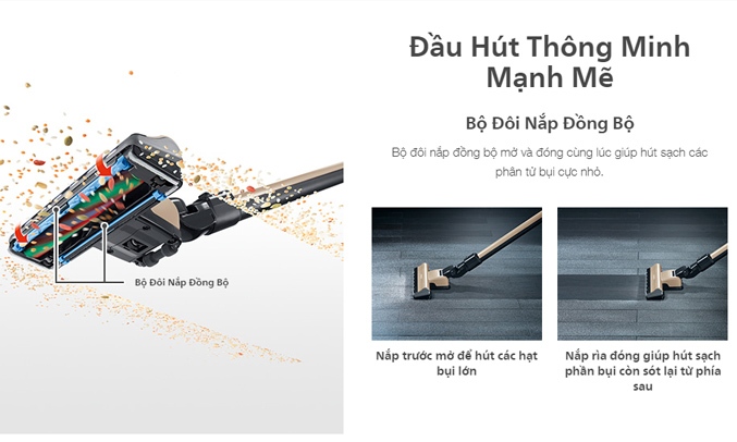 Máy hút bụi Hitachi PV-XFH900 bộ lọc Hepa tiên tiến