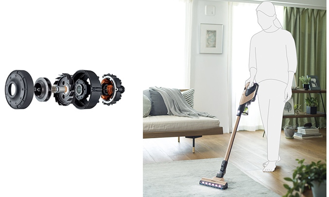 Máy hút bụi Hitachi PV-XFH900 hộc chứa bụi tiện dụng